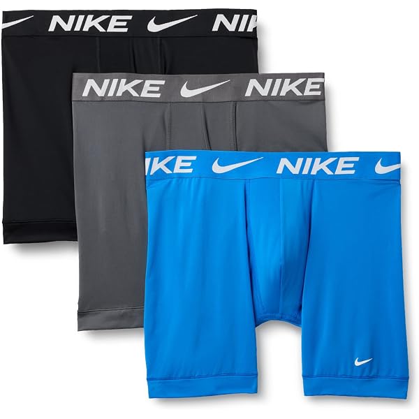 Amazon | Nike Essential Micro Boxer Brief, Dri-FIT 3Pk, Photo Blue