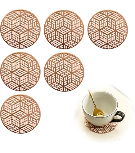 Amazon｜津軽塗 茶托 コースター 5セット 5枚 伝統工芸品 漆器