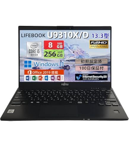 Amazon.co.jp: 【整備済み品】富士通 ノートパソコン LIFEBOOK U9310X