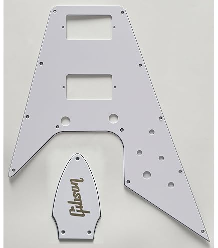 Amazon | For Fit Gibson Flying V Truss ロッドカバー+ゴールド