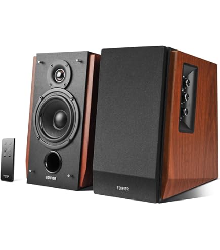 Edifier R1700BT アクティブ ブックシェルフスピーカー Amazon.co.jp: Edifier R1700BTs 2ウェイ アクティブ ブックシェルフ