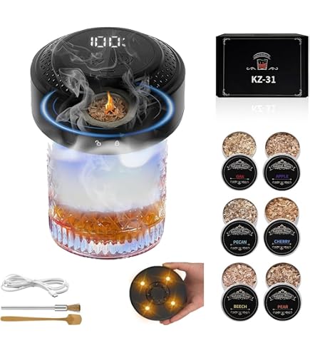 Amazon.co.jp: GUVC 電動燻煙器 グラストップスモーカー 火不要 Amazon.co.jp: GUVC 電動燻煙器 グラストップスモーカー 火不要