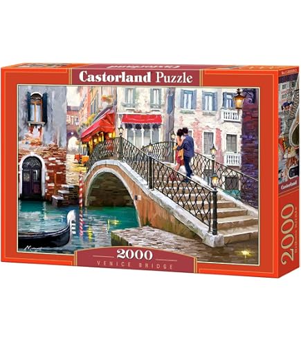 Castorland Spring In Santorini 2000 Piece Puzzle - 36.22x26.77 Inches, High-Quality European Made