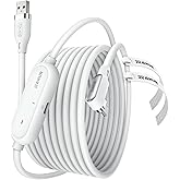 AMVR Link ケーブル 5m 5Gbps USB 3.0から TypeC 高速データ転送 充電機能 対応 VR アクセサリー | Quest3S/3/2,Pico4/Pico4 Ultra,SteamVR/PCVR 対応,高速 5Gbps 転送