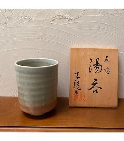 Amazon｜萩陶苑 湯呑み 白 0.34 萩焼 24234｜湯呑み オンライン通販