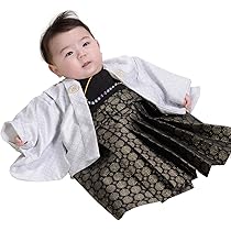 [京のみやび]着物セット 羽織袴  初節句　七五三(80cm) 薄グレー・濃紫 京のみやび]着物セット 羽織袴 初節句 七五三(80cm) 薄グレー