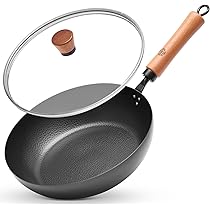 Amazon｜WANGYUANJI フライパン 28cm 深型 鉄フライパン 窒化鉄