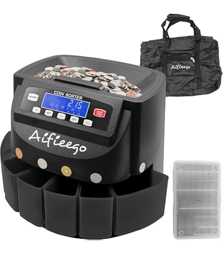 Amazon | Aifieego コインカウンター マネーカウンター 小銭