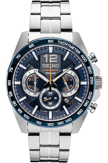Seiko Men's Chronograph Quartz Watch with Stainless Steel Strap SSB259P1 :  Amazon.com.au: Clothing, Shoes \u0026 Accessories