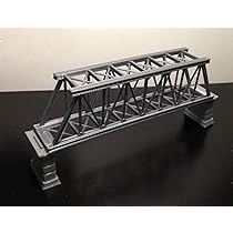 Amazon | Outland Models 鉄道模型風景 桟橋Zゲージの桁橋-黒/ダブル