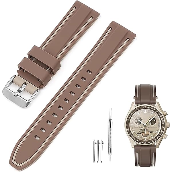 Swatch 専用 6本セット Amazon.co.jp: Moonswatch Watch用バンド、レザーストラップ、Omega X
