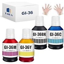 Amazon.co.jp: Canon GI-36 GI36 キヤノン用 互換インクボトル 4色
