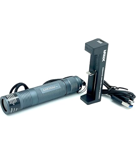 Amazon.co.jp: Convoy C8 + 365nm UV LED 懐中電灯 特許取得済みガラス