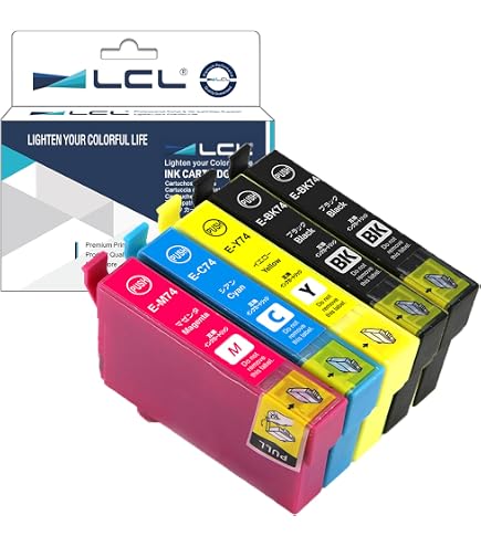 Amazon.co.jp: EPSON エプソン IC4CL75 (BK/C/M/Y)【4色セット(大容量
