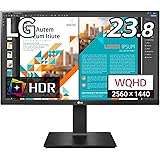 LG 3辺フレームレス モニター ディスプレイ 24QP550-B 23.8インチ/WQHD(2560×1440)/IPS非光沢/HDR/FreeSync/75Hz/HDMI×2,DP/高さ調節/3年安心・無輝点保証
