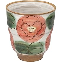 Amazon｜京焼 清水焼 壹楽窯 お茶呑茶碗 (化粧箱入) 赤濃牡丹唐草