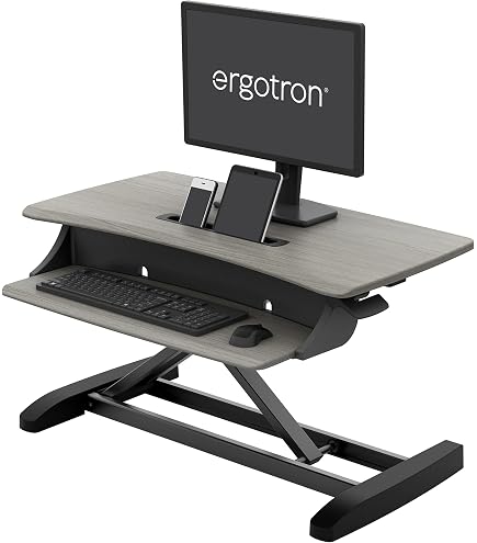Amazon | エルゴトロン WorkFit-S デュアルワークトップ付 ホワイト 33