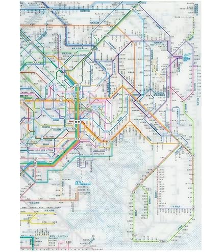 Amazon | 東京カートグラフィック 鉄道路線図クリアファイル 関西 日本
