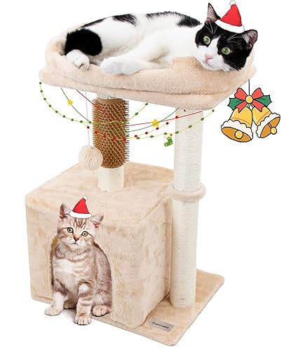 Amazon | YARUOMY ゴシックキャットツリー 47インチ ブラックキャット