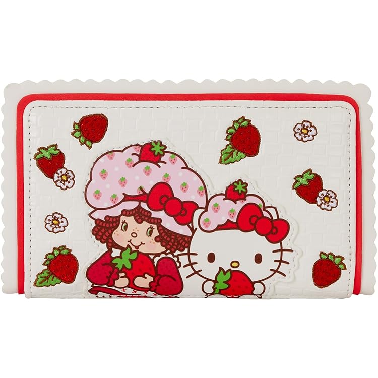 Strawberry Shortcake Strawberry House Zip Around Wallet, Cream