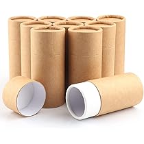 Amazon.co.jp: クラフトボール紙チューブ 10個 1.7オンス/50ml
