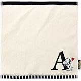 Amazon Co Jp スヌーピー ハンドタオル イニシャル タオル 25 25cm A ホーム キッチン