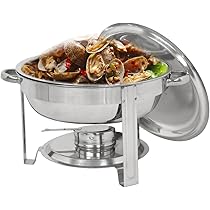 Amazon.co.jp: SUPER DEAL チェーフィングディッシュ ステンレス製