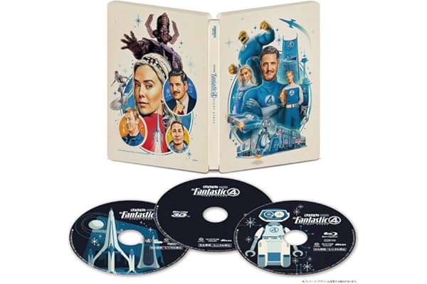【Amazon.co.jp限定】ファンタスティック４：ファースト・ステップ　４Ｋ ＵＨＤ ＋ ３Ｄ ＋ ブルーレイ セット（スチールブック仕様） [Blu-ray]
