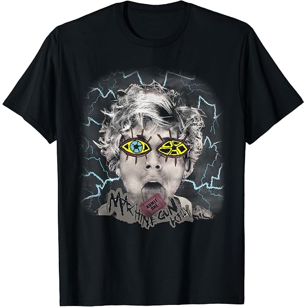 Amazon | 公式マシンガンケリーホテルディアブロブラック Tシャツ | T