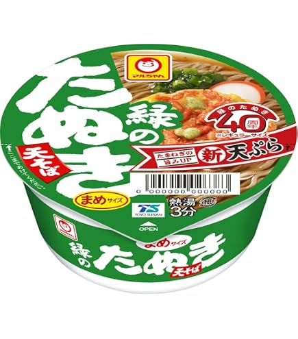 Amazon.co.jp: 赤いきつね マルちゃん 緑のたぬき天そば 関西 ( 101g