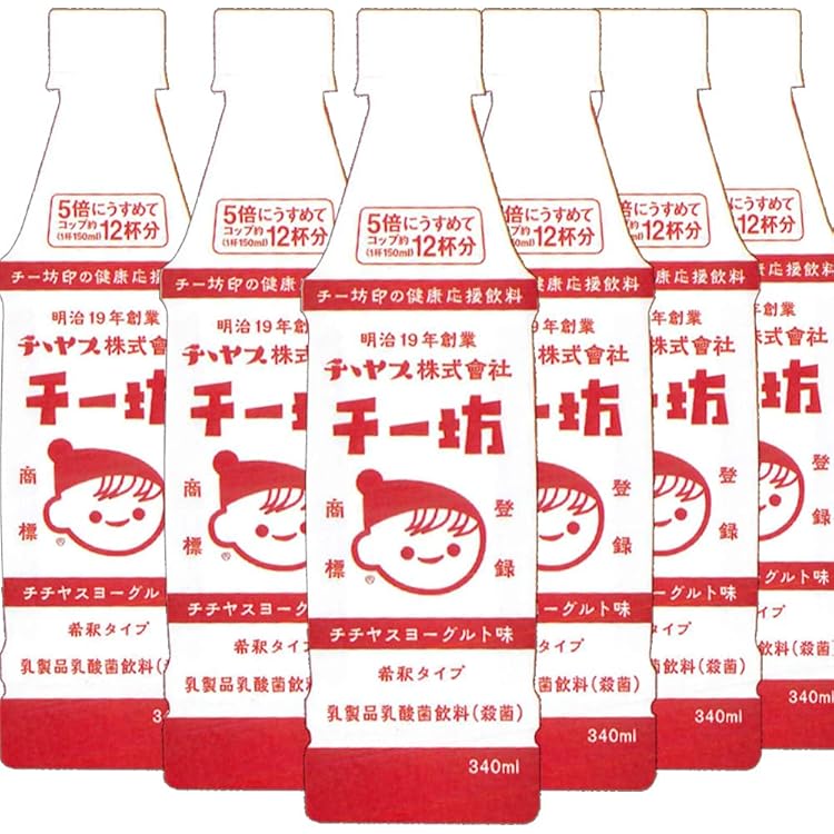 Amazon.co.jp: チチヤス チー坊 乳酸菌飲料 340ml 12本入り 希釈