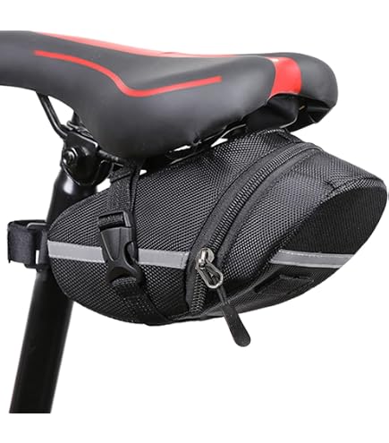 Amazon | 自転車用サドルバッグ,ロード用防水ツール ロール バッグ
