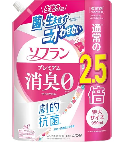 Amazon | ソフラン プレミアム消臭 詰め替え 特大 950ml アロマソープ