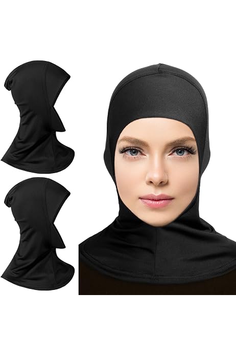 GERINLY Black Under Hijab Scarf Women's 