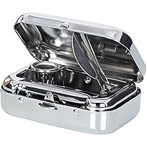 Amazon.co.jp: MYSUNBAR ステンレス ミニ 携帯灰皿 スタンド 車