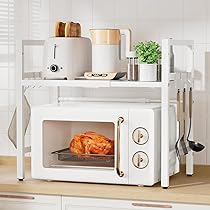 Amazon.co.jp: PureKone レンジ上ラック トースターラック 伸縮式 幅