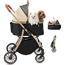 新品 MILA&LOUIS 中型犬ペットカート 最大4匹 耐荷重30Kg Amazon | 【新登場1秒コット付折り畳み】MILA&LOUIS ペットカート 1秒