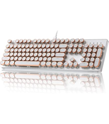 Amazon.co.jp: Azio レトロ コンパクトキーボード 限定版セット