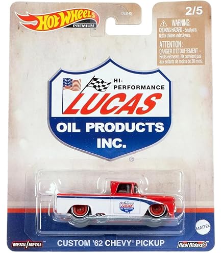 Amazon | Hot Wheels Blue Custom '62 Chevy Pickup 7/10 | ミニカー