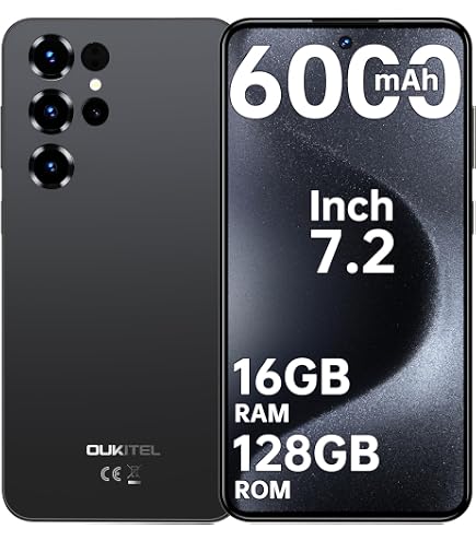 Amazon | OUKITEL C68 PLUS 本体 SIMフリー スマートフォン 7.2インチ