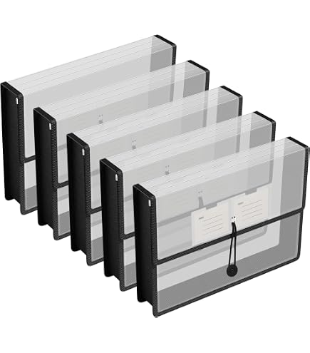 Amazon | ファイルケース ダブルファスナー付 A4 ブラック クリア 100