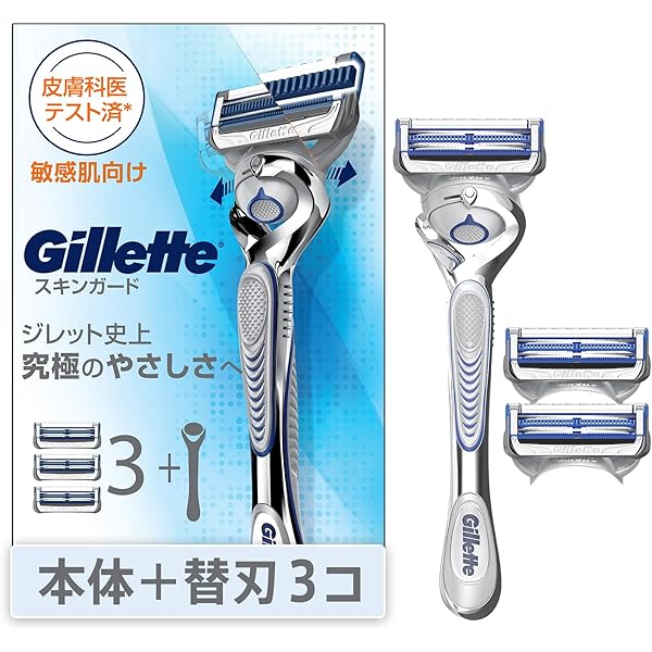 Amazon.co.jp: Gillette スキンガード 電動タイプ カミソリ 本体 1コ 