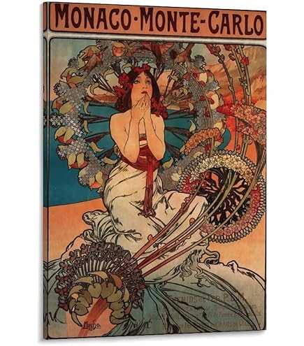 Amazon.co.jp: アルフォンス・ミュシャ『音楽』(連作《四芸術》より