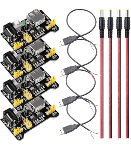 Amazon | ブレッドボード用 電源モジュール 2個 5V / 3.3V