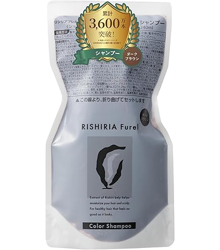 Amazon.co.jp: RISHIRIA Furel One Step Color Cream Shampoo (Dark