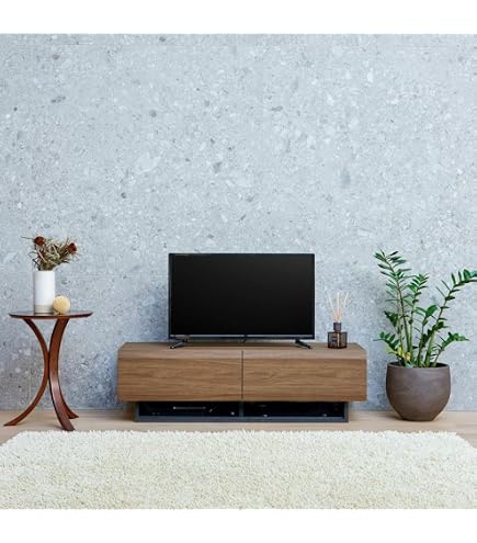 Amazon｜大川家具 nakakei TVボード レガーロ 100cm幅 WH｜ローボード 