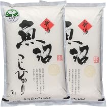 Amazon.co.jp: 新米【農家直売】 令和8年産 白米 10kg(5kg×2)魚沼市