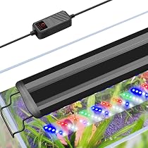 Amazon.co.jp: FEDOUR 40cm-60cmタイマー付き水槽LEDライト 高輝度4色