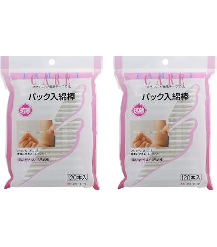 Amazon | FCパック入綿棒 120本入 ×5個セット | 白十字 | 綿棒