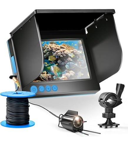 LUCKYLAKER 水中カメラ 魚群探知機「FL180PR.A」 Amazon | LUCKYLAKER 水中カメラ 魚群探知機 ポータブル 魚探